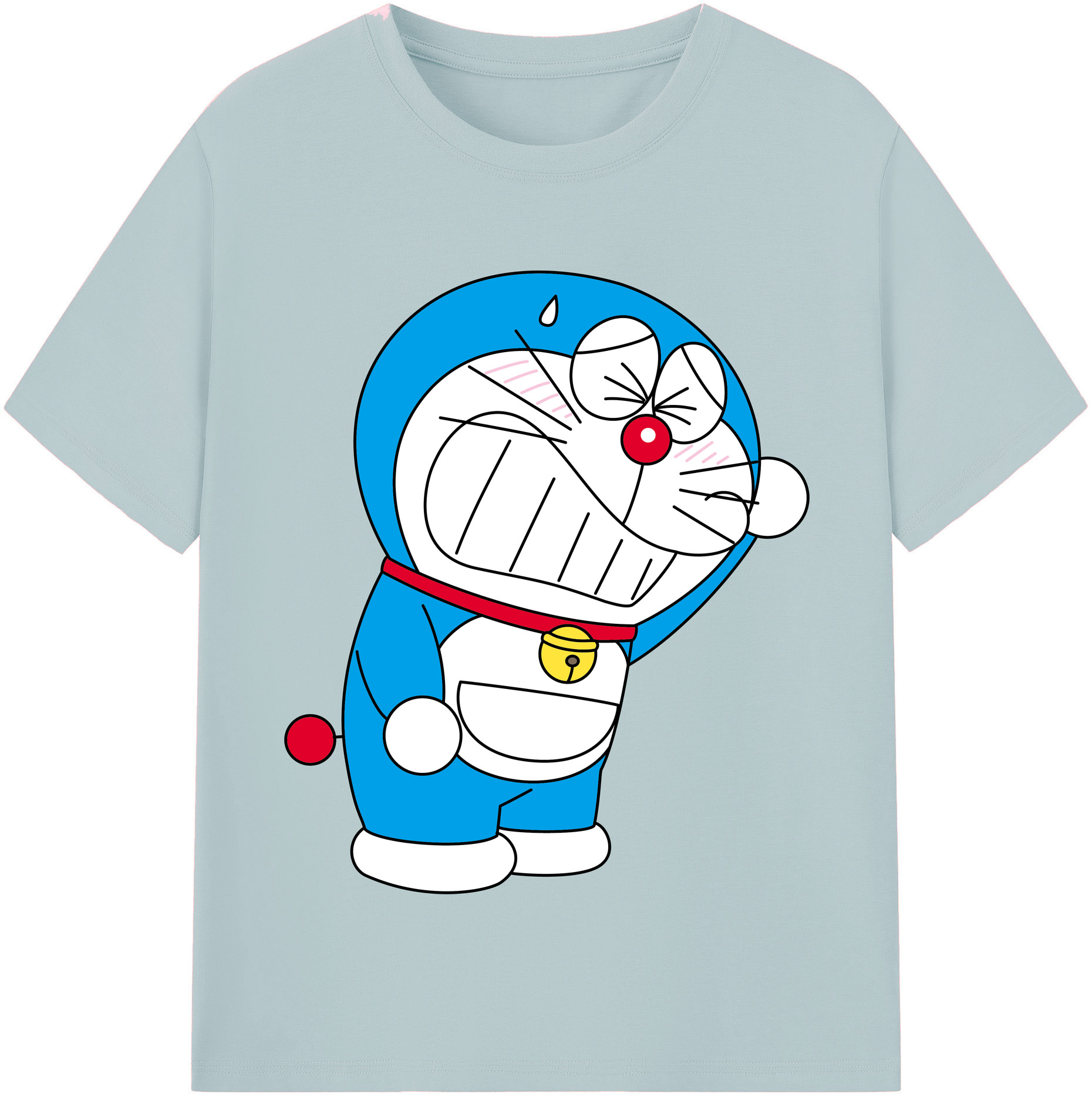 （画像用） ドラえもん Doraemon 綿100％半袖Tシャツ（フロントプリント）